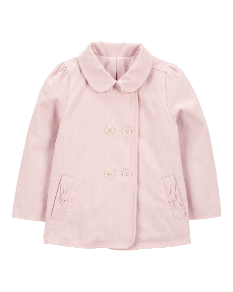 Toddler Cotton Woven Jacket - Pink, image 1 of 4 slides