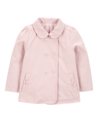 Toddler Cotton Woven Jacket - Pink, image 1 of 4 slides