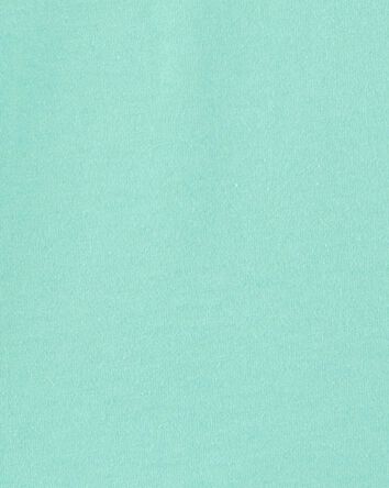 Toddler Turquoise Cotton Tee, 