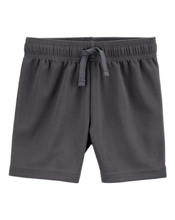 Toddler Active Mesh Shorts - Gray, 