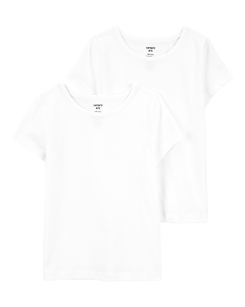 Kid 2-Pack Cotton Undershirts, 