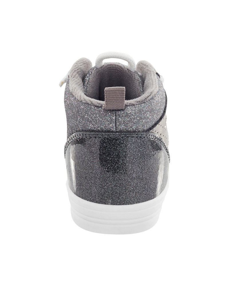 Toddler Glitter High-Top Sneakers, image 3 of 7 slides