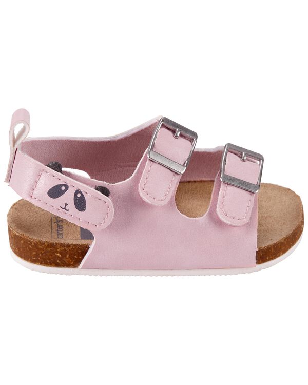 Pink Baby Faux Cork Sandal