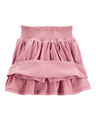 Toddler Pull-On Skort - Pink, image 4 of 6 slides