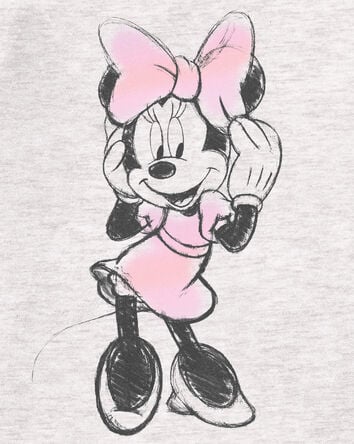 Kid Minnie Mouse Tee - Grey, 