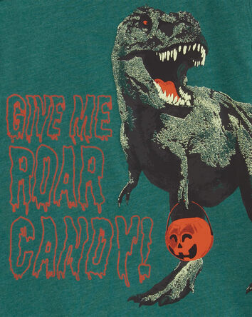 Kid Dinosaur Halloween Graphic Tee, 