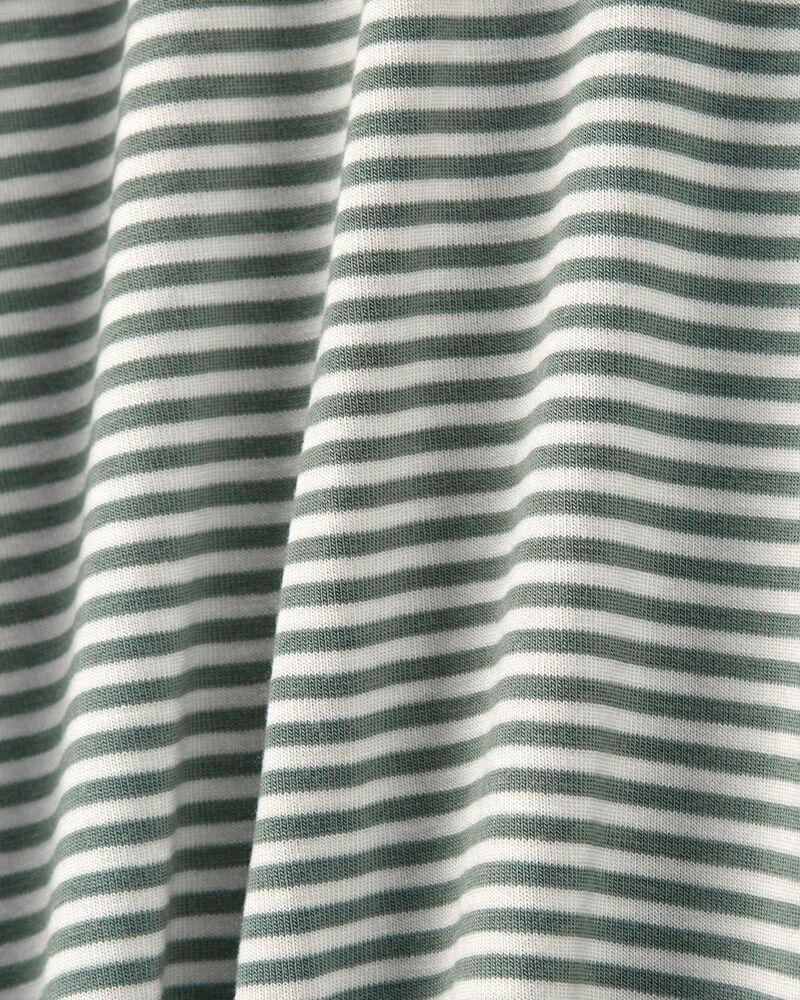 Baby Striped 1-Piece PurelySoft Footie Pajamas, image 2 of 5 slides