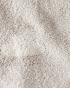 Cloud Print Plush Blanket - Beige, image 2 of 2 slides