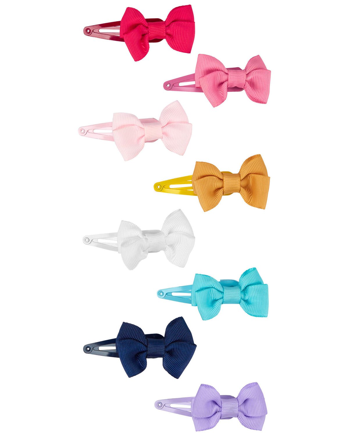 Multi Toddler 8Pack Hair Clips