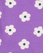 Toddler 4-Piece Flowers 100% Snug Fit Cotton Pajamas, image 2 of 4 slides