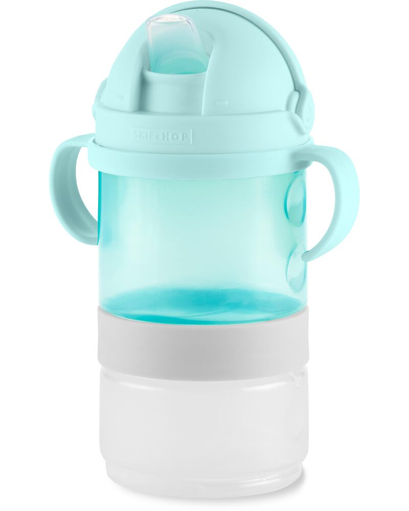 Sip To Snack 2-in-1 Set - Teal/Grey, image 1 of 11 slides