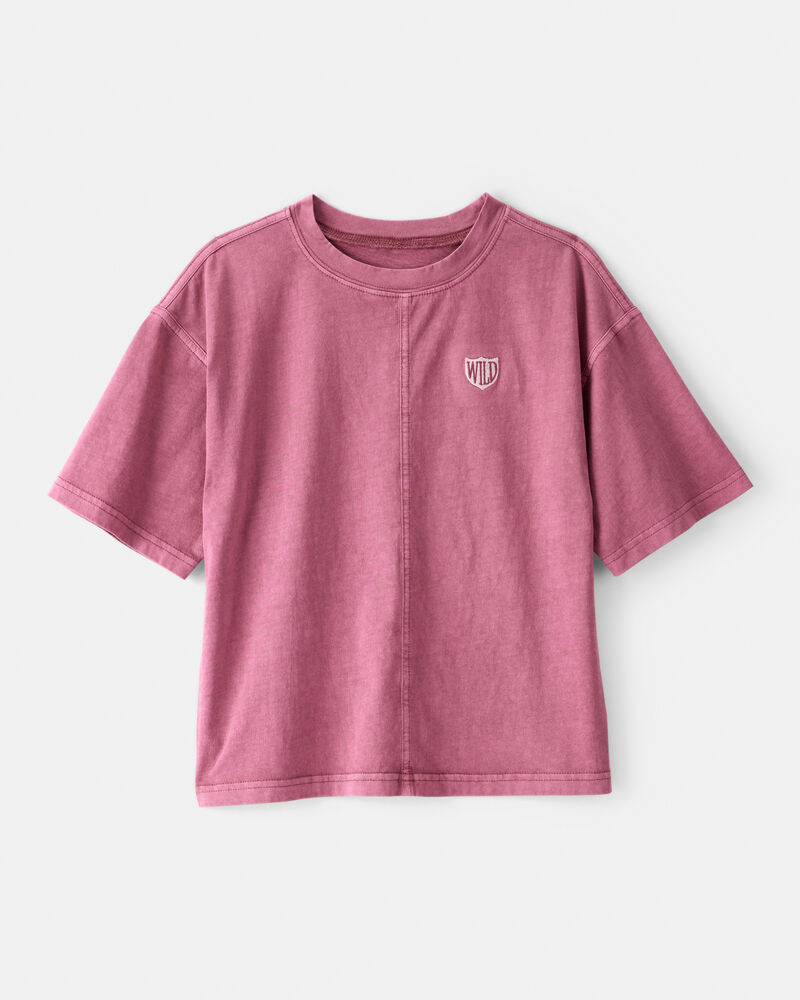 Boys Wild Cotton Short-Sleeve Tee - Red, image 1 of 4 slides