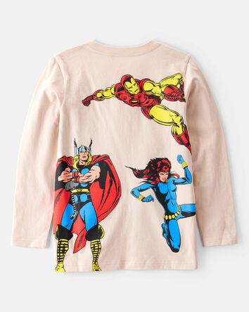 Boys 3-Pack ©Marvel Print Long-Sleeve Top - Pink/Red, 