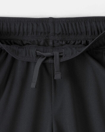 Boys Mesh Active Shorts - Black, 