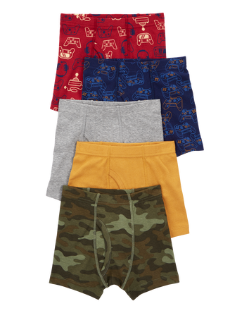 Toddler 5-Pack Boxer Briefs Underwear, 