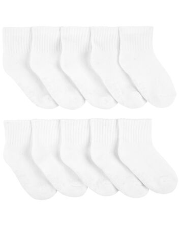 Toddler 10-Pack Ankle Socks, 