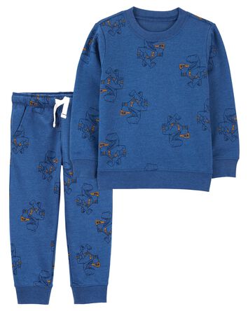 Toddler 2-Pack French Terry Top & Jogger Set, 