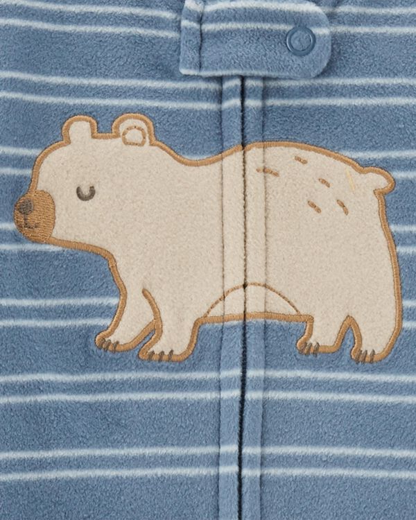 Blue Baby 2Way Zip Fleece Sleep Sack