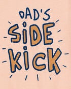 Toddler Dad's Side Kick Short-Sleeve Graphic Tee - Orange, image 2 of 3 slides