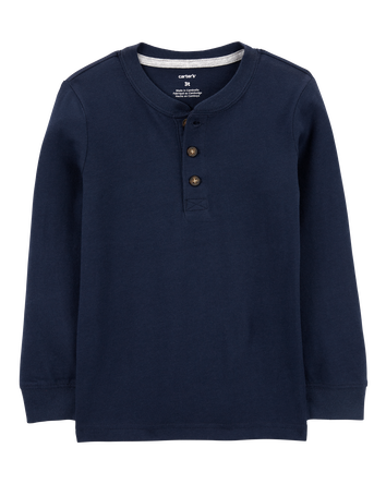 Toddler Long-Sleeve Henley Tee, 