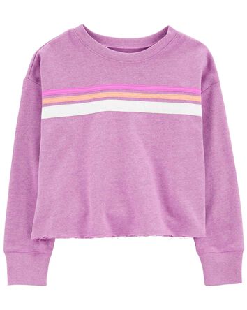 Kid Striped Boxy Fit Pullover, 