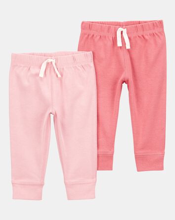 Baby 2-Pack Pull-On Pants, 