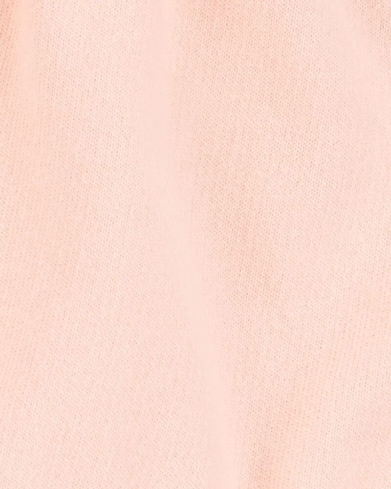 Baby Pull-On French Terry Shorts - Pink, image 3 of 4 slides