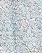 Kid Geo Print Linen Look-Alike Flowy Pull-On Shorts, image 3 of 4 slides