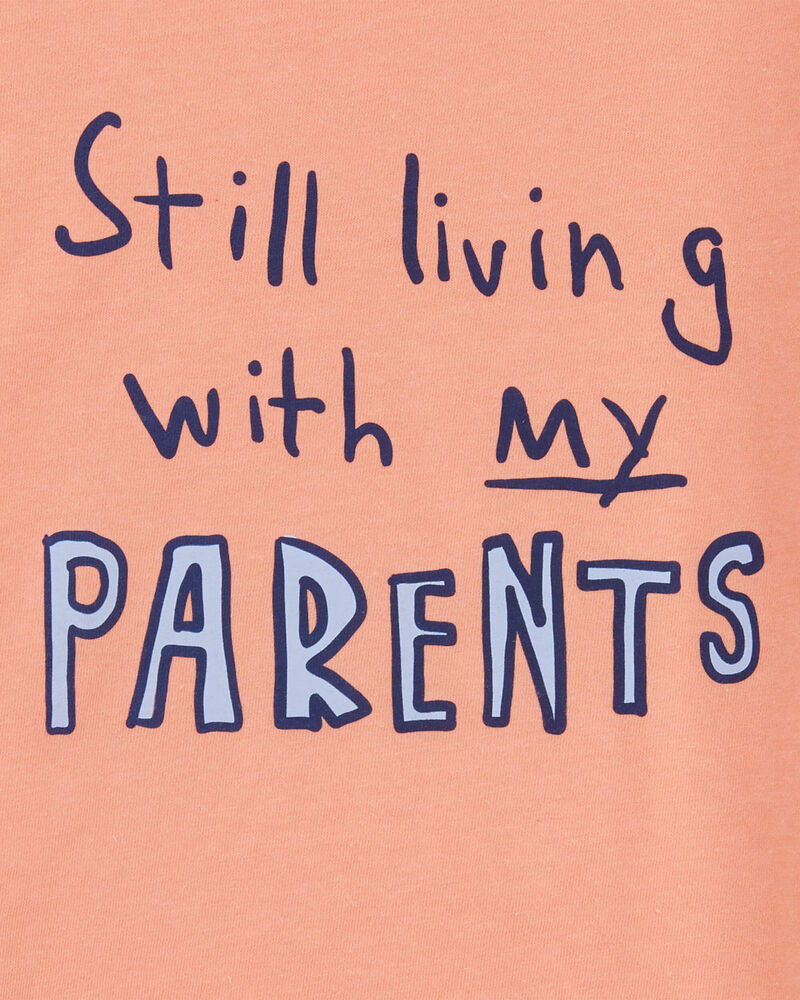 Toddler Living with my Parents Graphic Tee, image 2 of 3 slides