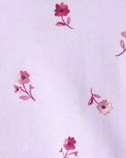 Baby Girl Floral Long-Sleeve Top - Purple, image 2 of 3 slides