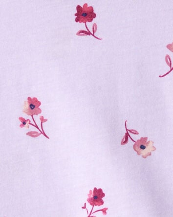 Baby Girl Floral Long-Sleeve Top - Purple, 