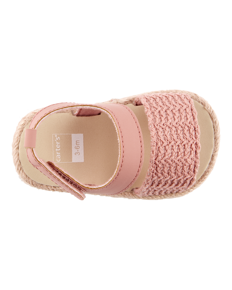 Baby Espadrille Sandal Baby Shoes, image 4 of 6 slides