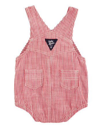 Baby Iconic Hickory Bubble Romper - Red, 