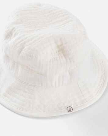 Toddler Organic Cotton Gauze Hat, 