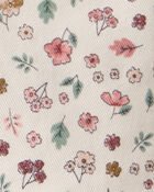 Toddler Girl Floral Print Cotton Skirt - White, image 2 of 3 slides