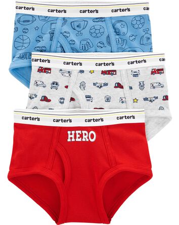 3-Pack Hero Cotton Briefs Underwear, 