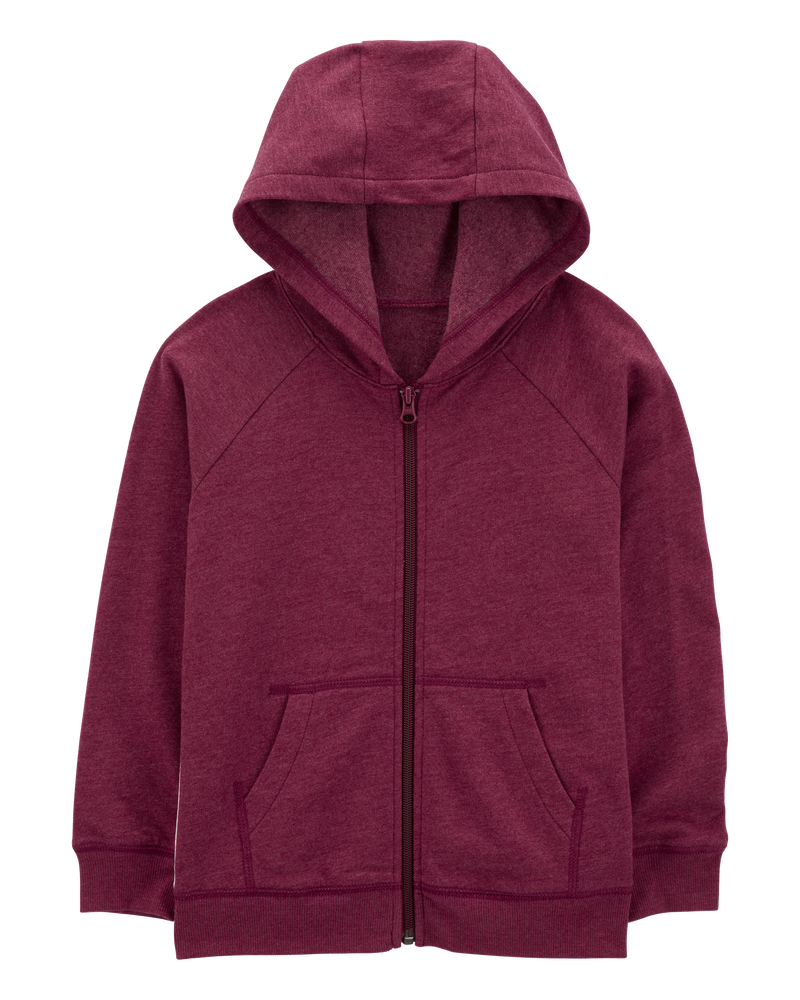 Kid 2-Piece Zip-Up Fleece Hoodie & Pants Set, image 4 of 8 slides