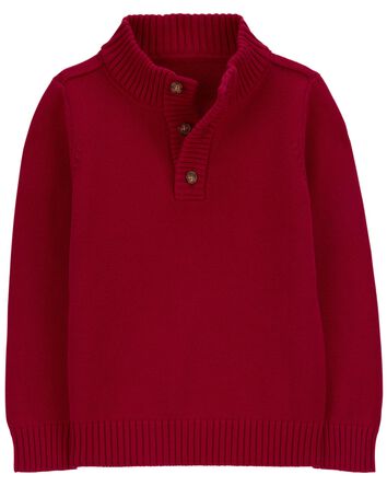 Kid Pullover Ribbed Sweater, 