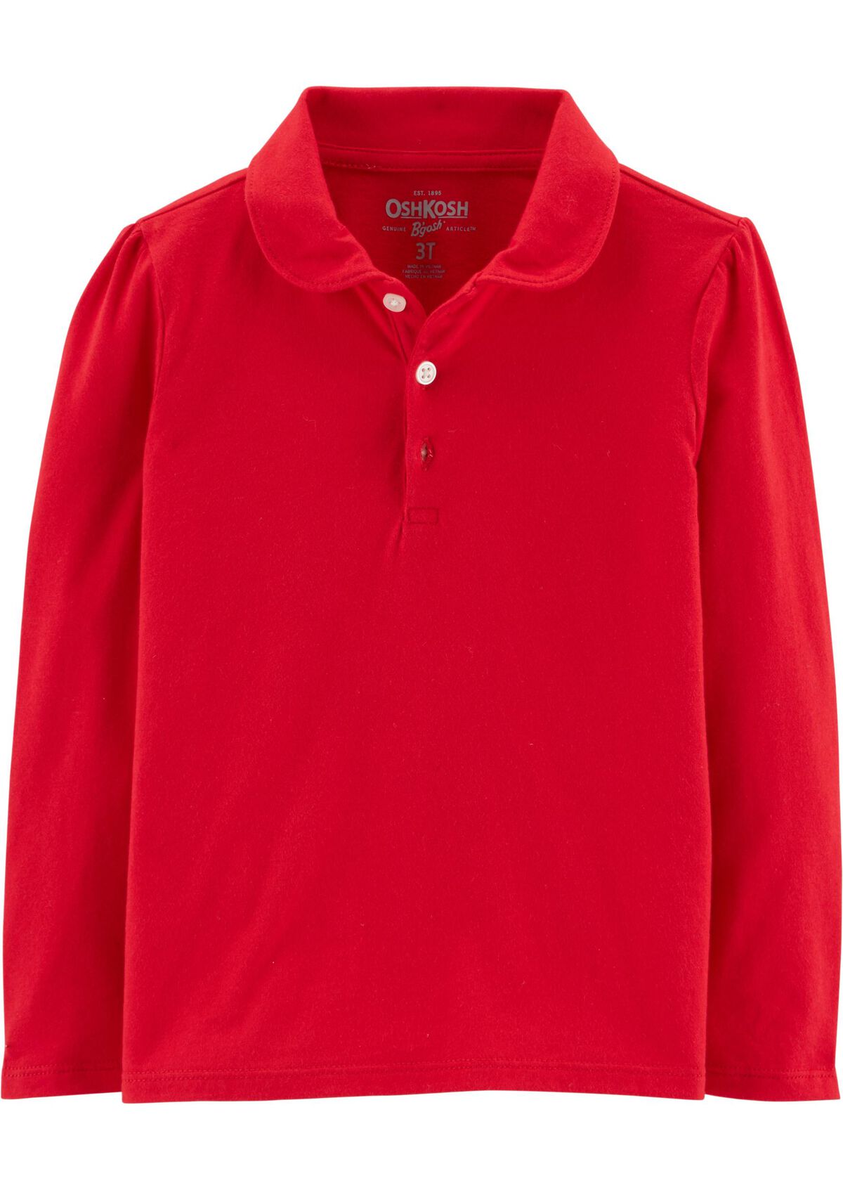 Jersey Polo, Red, hi-res