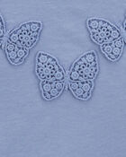 Baby 2-Piece Butterfly Tee & Floral Linen Skort Set
, image 2 of 5 slides