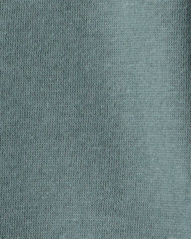 Baby Boy Solid Fleece Long-Sleeve Sweatshirt - Green, image 2 of 3 slides