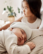 Baby 2-Piece Bird Print Long-Sleeve Tee & Pant Set, image 3 of 4 slides