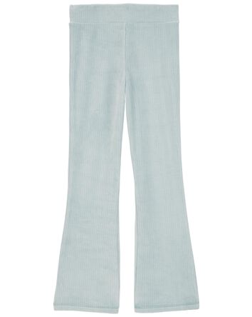 Flare Velour Pants, 