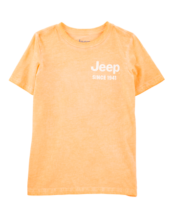 Kid Jeep Graphic Tee - Orange, 