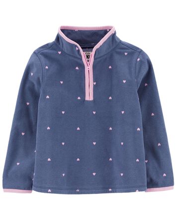 Toddler Heart Print Microfleece Cozie , 