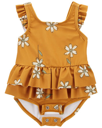 Baby Floral 1-Piece Swimsuit, 