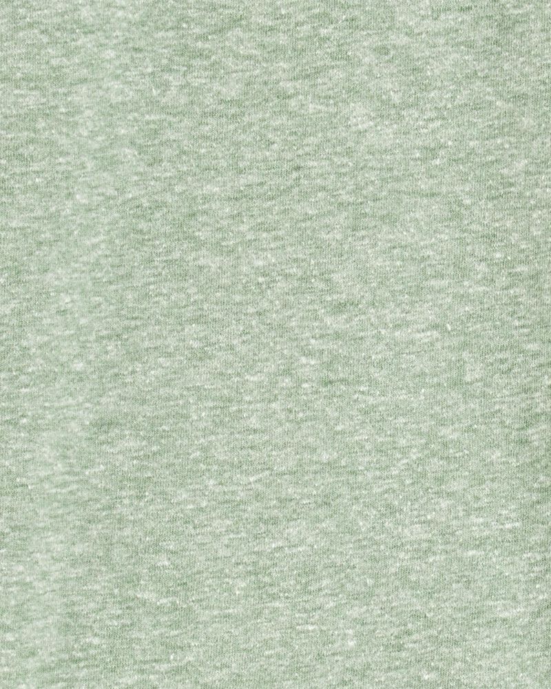 Kid Pocket Henley Tee - Green, image 2 of 3 slides