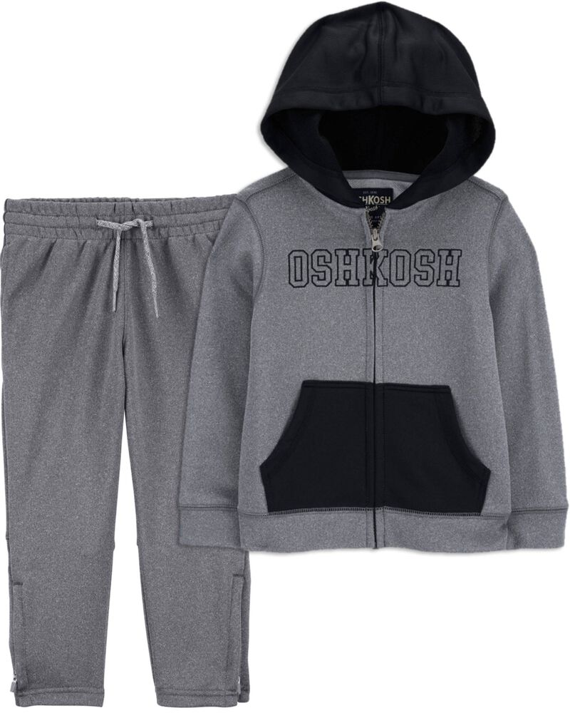 Toddler 2-Piece OshKosh Logo Zip Jacket & French Terry Pants Set
, image 1 of 7 slides