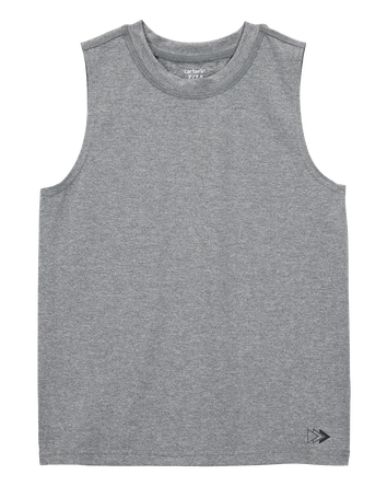 Kid Active Muscle Tank - Grey, 