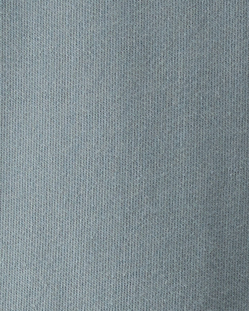 Toddler Organic Cotton Pocket Dress in Aqua Slate, image 4 of 5 slides